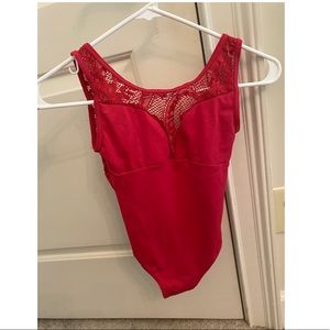 K.H. Martin red leotard for ballet/dance/gymnastics